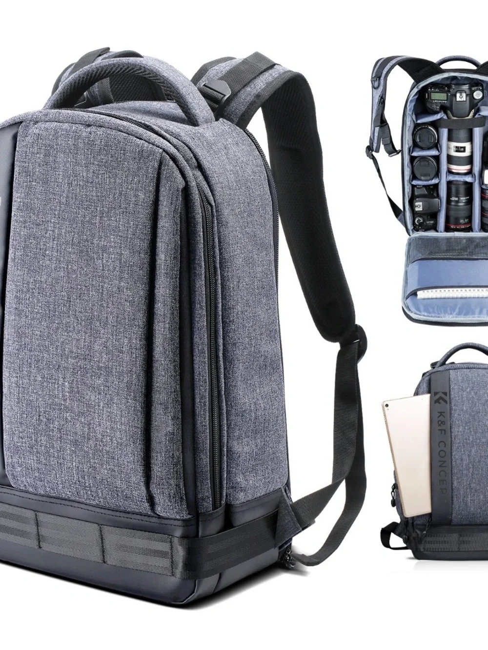 K&F CONCEPT Camera Backpack DSLR/SLR/Mirrorless Bag Photography Camera Case
